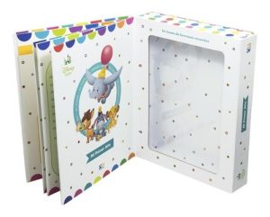 Primer Diario P/ Bebé C/ Cajón Disney Recuerdos Regalo Baby