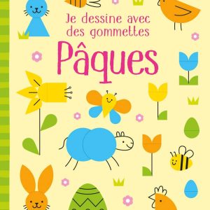 Je dessine avec des gommettes - Pâques - Les mini Usborne